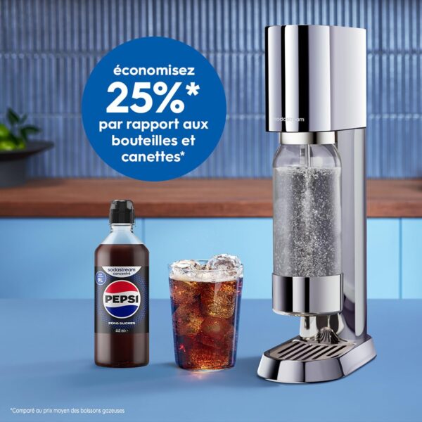 71GxmwRB+ML._AC_SL1500_ Concentré SodaStream Pepsi Zéro Sucres 440ml - Préparez 9L de Soda