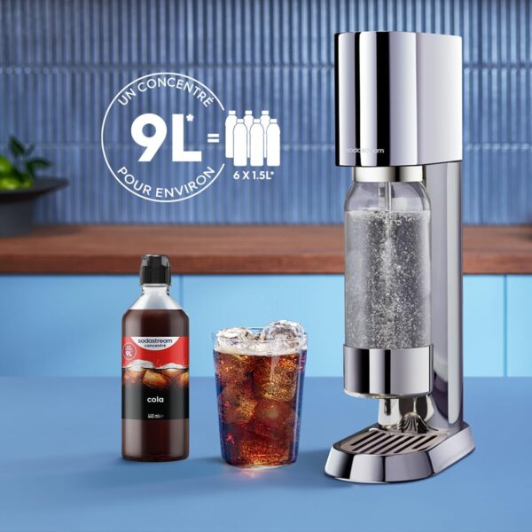 Lot de 6 Concentrés SodaStream Cola 440ml - Préparez jusqu'à 54L