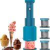 Sorbetière Portable Cecotec Gelatec Easymove - Machine à Glaces Crémeuses 250W