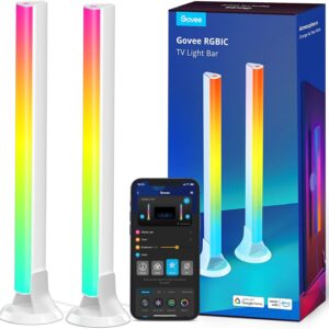 Govee Barres LED RGBIC Retroéclairage TV 38cm WiFi Bluetooth Alexa Google