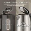 71LFC1RRHuL._AC_SL1500_ Bouilloire Électrique COSORI Inox 1,7L 2200W - Sans Plastique avec L'Eau