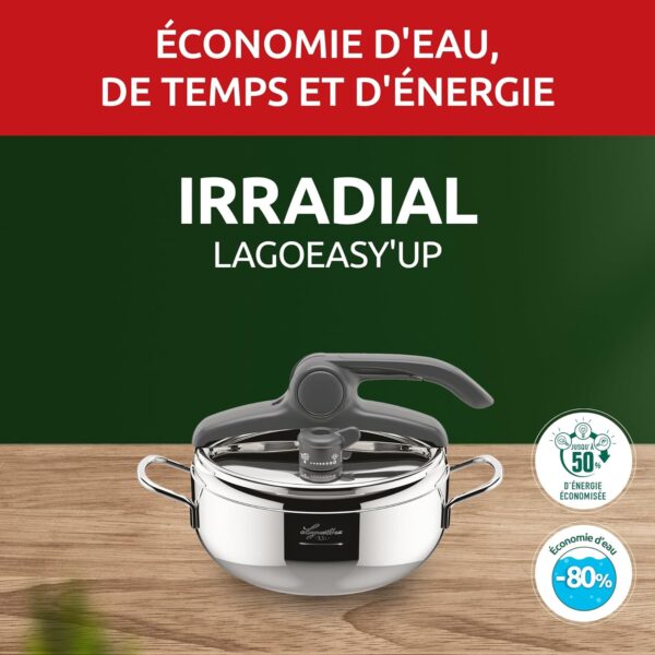 71RzhbkN1KL._AC_SL1500_ Autocuiseur Lagostina Irradial Control 3,5L – Inox Traditionnel Garanti 25 Ans