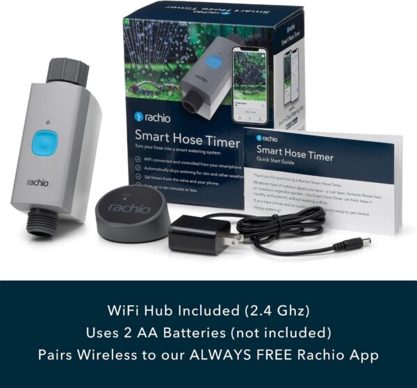 71S6qOvVgUL._AC_SL1500_ Rachio Programmateur Arrosage Intelligent Hub WiFi Robinet SHVK001