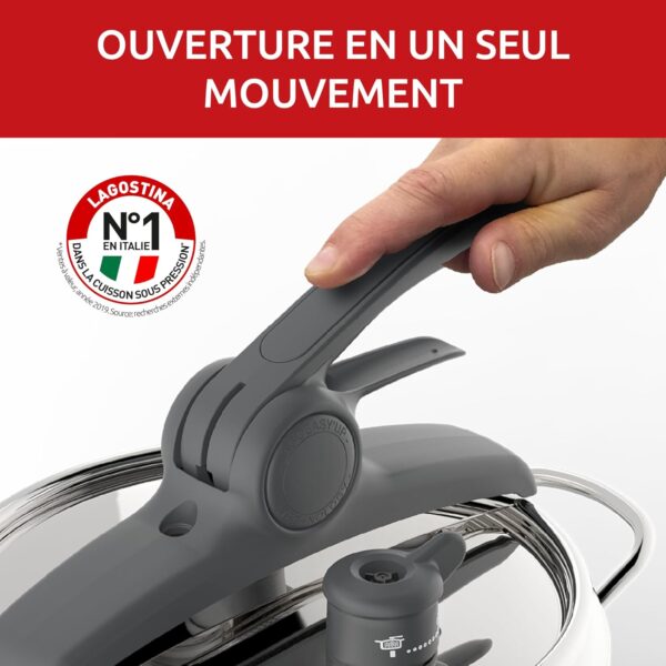 71UliIcg65L._AC_SL1500_ Autocuiseur Lagostina Irradial Control 3,5L – Inox Traditionnel Garanti 25 Ans