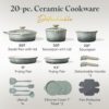 71c3vxtxdmL._AC_SL1500_ Batterie Cuisine Titane Carote Poignée Amovible | Esprit Mezzogiorno
