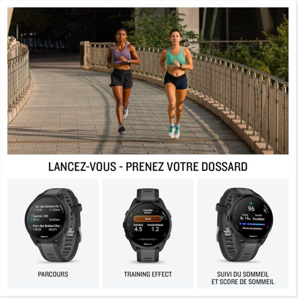 71c62tuClmL._AC_SL1500_ Garmin Forerunner 165 Montre GPS Running AMOLED Noir 43mm
