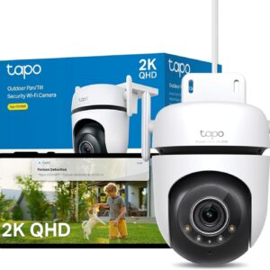 Caméra Surveillance WiFi Extérieure 360° Tapo C520WS 2K QHD 4MP Nuit Couleur Starlight IP66 | Esprit Mezzogiorno