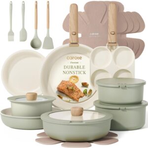 71fdlsvKlgL._AC_SL1500_ Carote – Batterie de Cuisine 25 Pièces avec Poignées Amovibles | Antiadhésif, Polyvalente & Gain de Place
