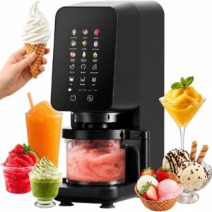 71hy3HzK4DL._AC_SL1254_ 4Swiss Machine à Glace et Sorbetière Électrique 425 ml | Granita & Gelato IB026