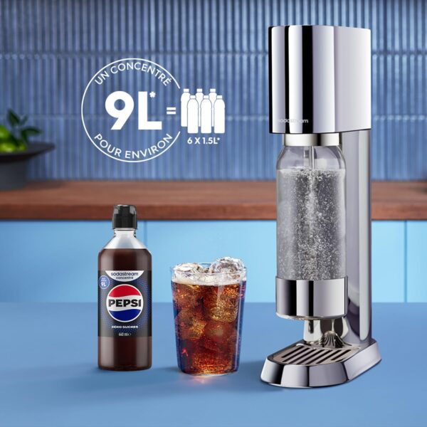 71i3PnegoUL._AC_SL1500_ Concentré SodaStream Pepsi Zéro Sucres 440ml - Préparez 9L de Soda