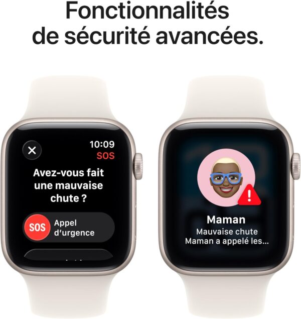 71ilNjXGVEL._AC_SL1500_ Apple Watch SE 3 GPS 44mm Lumiere Stellaire Montre Connectee