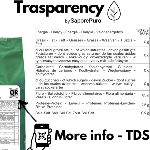 71nk2jNJ6fL._AC_SL1080_ Gomme Arabique en Poudre SaporePuro 1 kg | Épaississant Acacia Pur