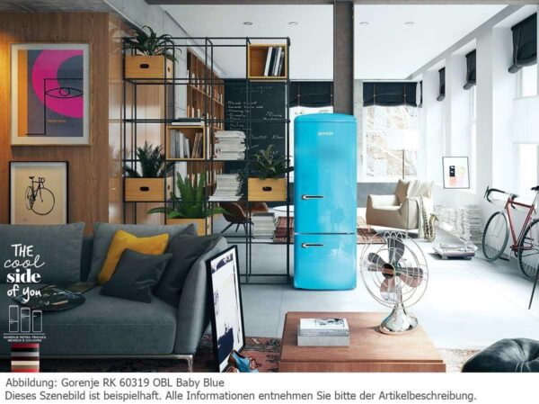 71qHT68aTwL._AC_SL1200_ Gorenje RK 60319 Refrigerateur Congelateur Retro Bordeaux Classe A++