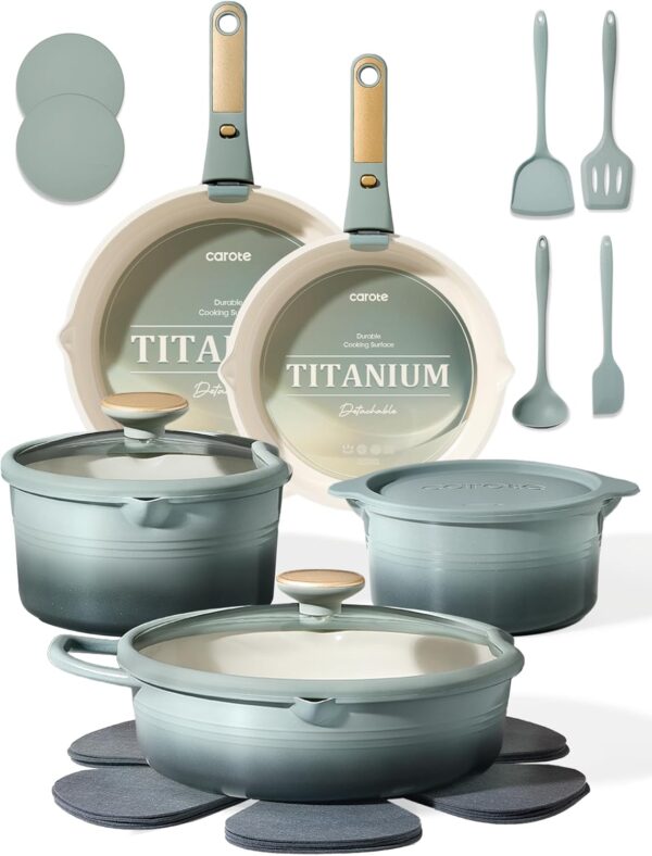 71qLM8NQo0L._AC_SL1500_ Batterie Cuisine Titane Carote Poignée Amovible | Esprit Mezzogiorno