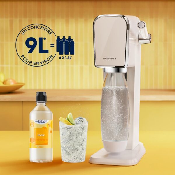 Lot de 6 Concentrés SodaStream Tonic 440ml - Préparez jusqu'à 54L