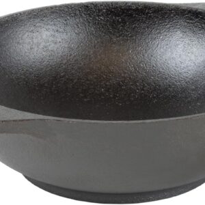 Mini Wok en Fonte Lodge 15,9 cm : Cuisson Saine et Saisie Parfaite sur Induction