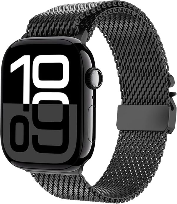 71yRsbtQJRL._AC_SX679_ Bracelet Milanais Titane Hatolove Apple Watch Ultra Series Boucle Parachute