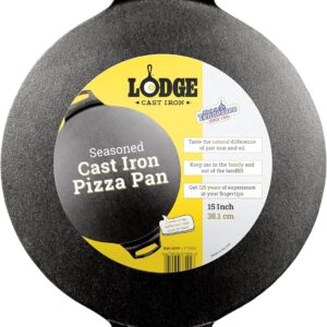 Plaque à Pizza Ronde en Fonte Lodge 38cm | Esprit Mezzogiorno  | Made in USA