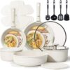 81EgmhSO9XL._AC_SL1500_ Batterie Cuisine 11 Pcs Carote Granit Blanc Amovible | Esprit Mezzogiorno