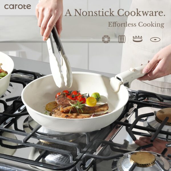 81XZXXHyV9L._AC_SL1500_ Batterie Cuisine 11 Pcs Carote Granit Blanc Amovible | Esprit Mezzogiorno
