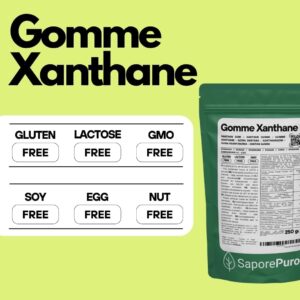 81e1ErjN1ML._AC_SL1500_ Gomme de Xanthane en Poudre SaporePuro 250 g | Épaississant Pur
