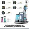 81ehOYhMESL._AC_SL1500_ Shark StainStriker HairPro Nettoyeur Tapis et Tissus Animaux PX250EUCP