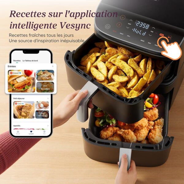 81hS54FXmDL._AC_SL1500_ Cosori Air Fryer Turbo Tower 10,8L - Friteuse sans Huile Verticale