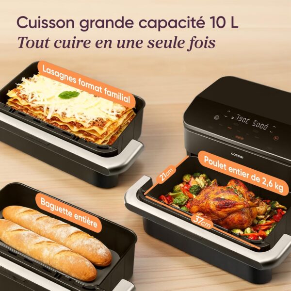 81tDgI8e8YL._AC_SL1500_ Cosori Air Fryer TwinFry 10L (2800W) - Friteuse sans Huile DualZone