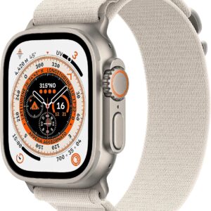Apple Watch Ultra GPS Cellular 49mm Boitier Titane Bracelet Alpine Lumiere Stellaire