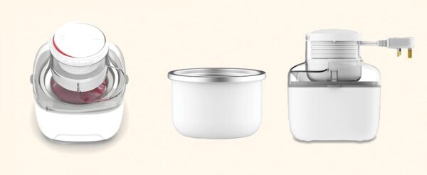 Sorbetière Cuisinart Solo Scoops ICEM10 - Machine à Glace Compacte 475ml