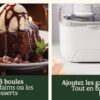 Sorbetière Cuisinart Solo Scoops ICEM10 - Machine à Glace Compacte 475ml