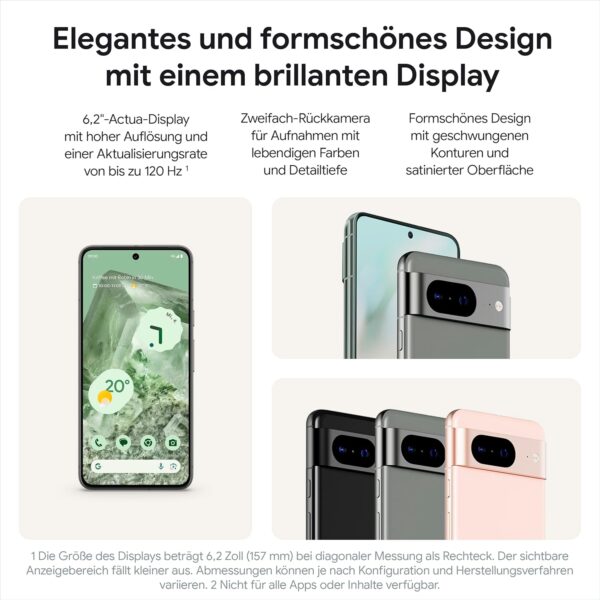 817mG1kkphL._AC_SL1500_ Google Pixel 8 Rose 128GB Reconditionné – Smartphone Android 5G