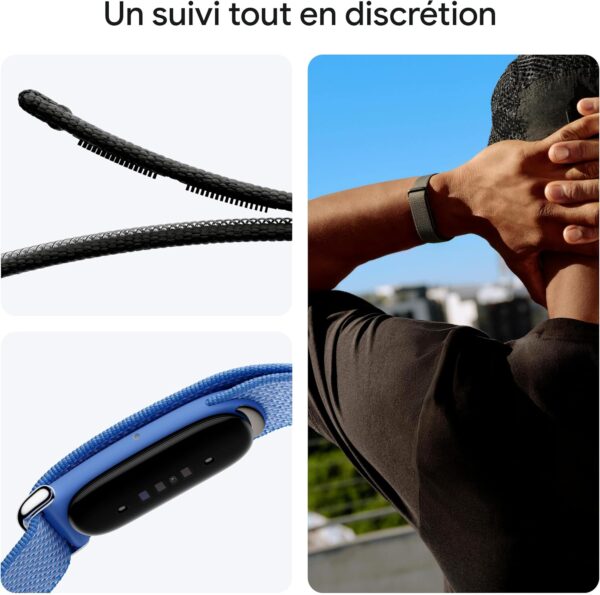 Google Fitbit Air Lavande – Tracker d'Activité et Suivi Cardiaque IA