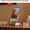 Google Chargeur Pixelsnap avec Stand Chargeur Sans Fil Qi2 25W